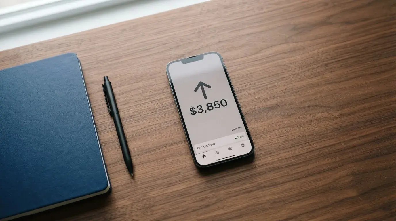A phone showing a stablecoin transfer screen