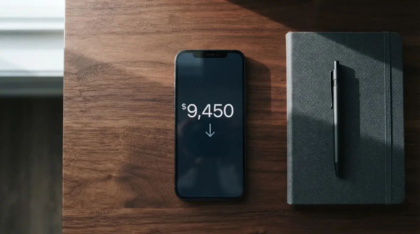 A phone showing a stablecoin transfer screen